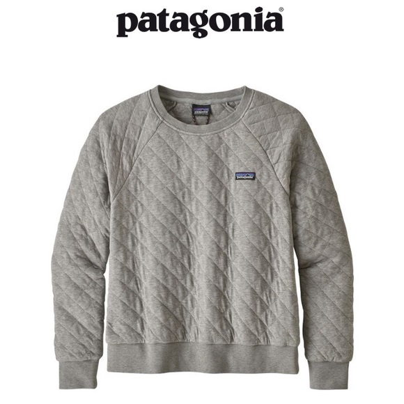 Patagonia Sweaters - PATAGONIA Women's Organic Cotton Quilt Crew S NWOT